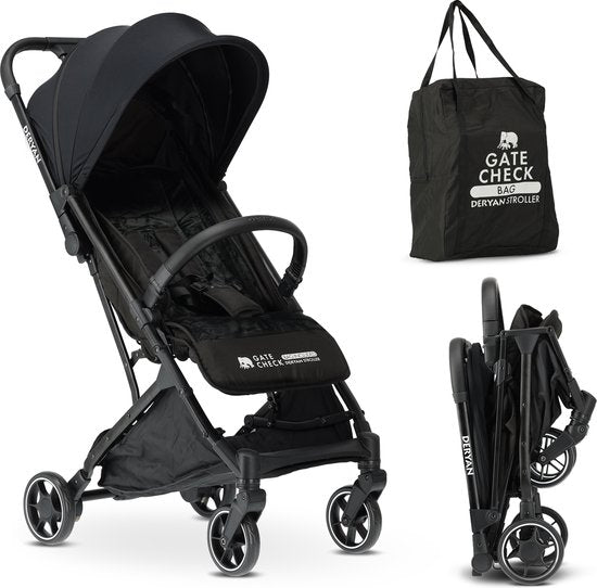 DERYAN Air-Buggy Black - najlepszy wózek podróżny