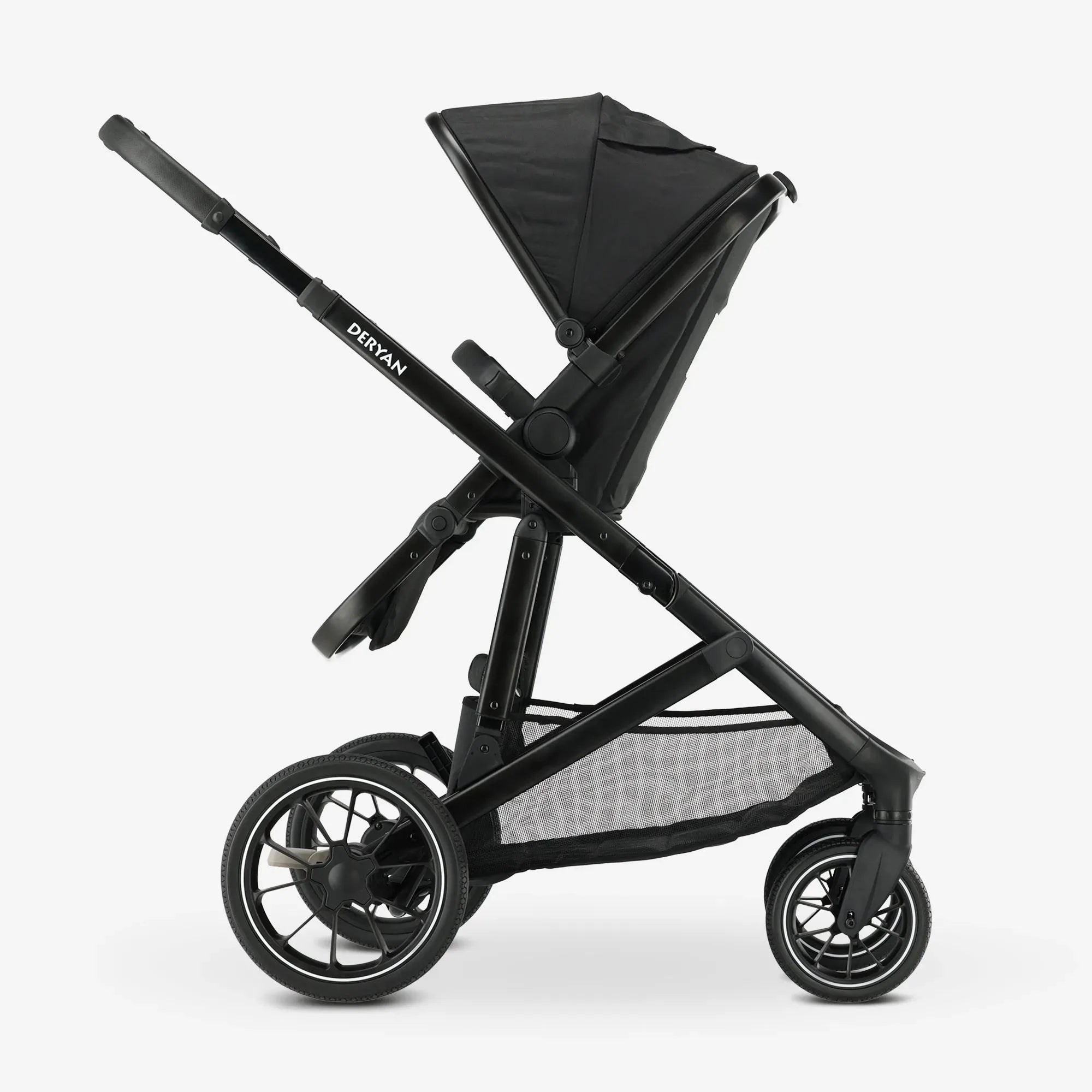 EVY V2 Duo Pram Black 2 w 1