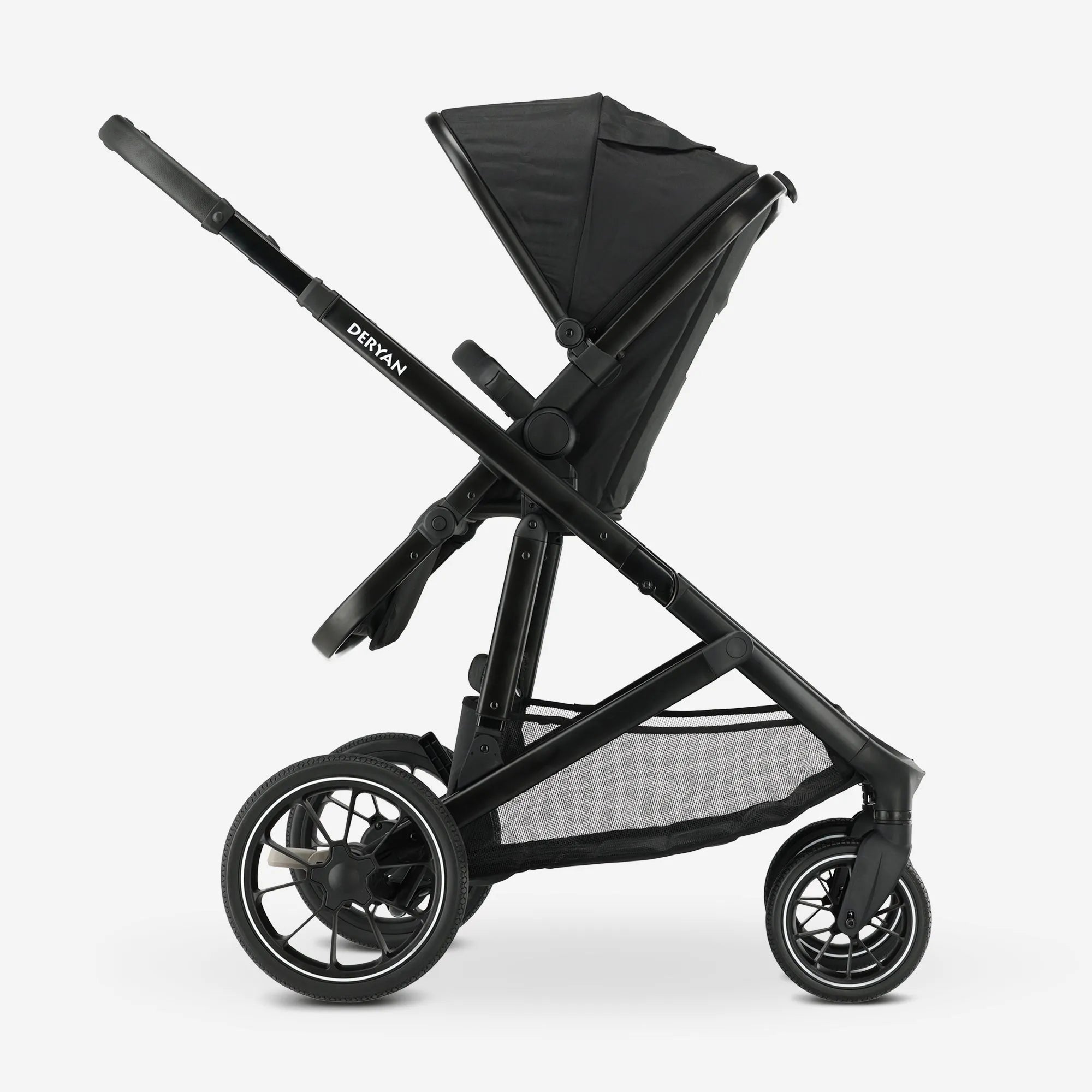 EVY V2 Duo Stroller Black dwa siedzenia