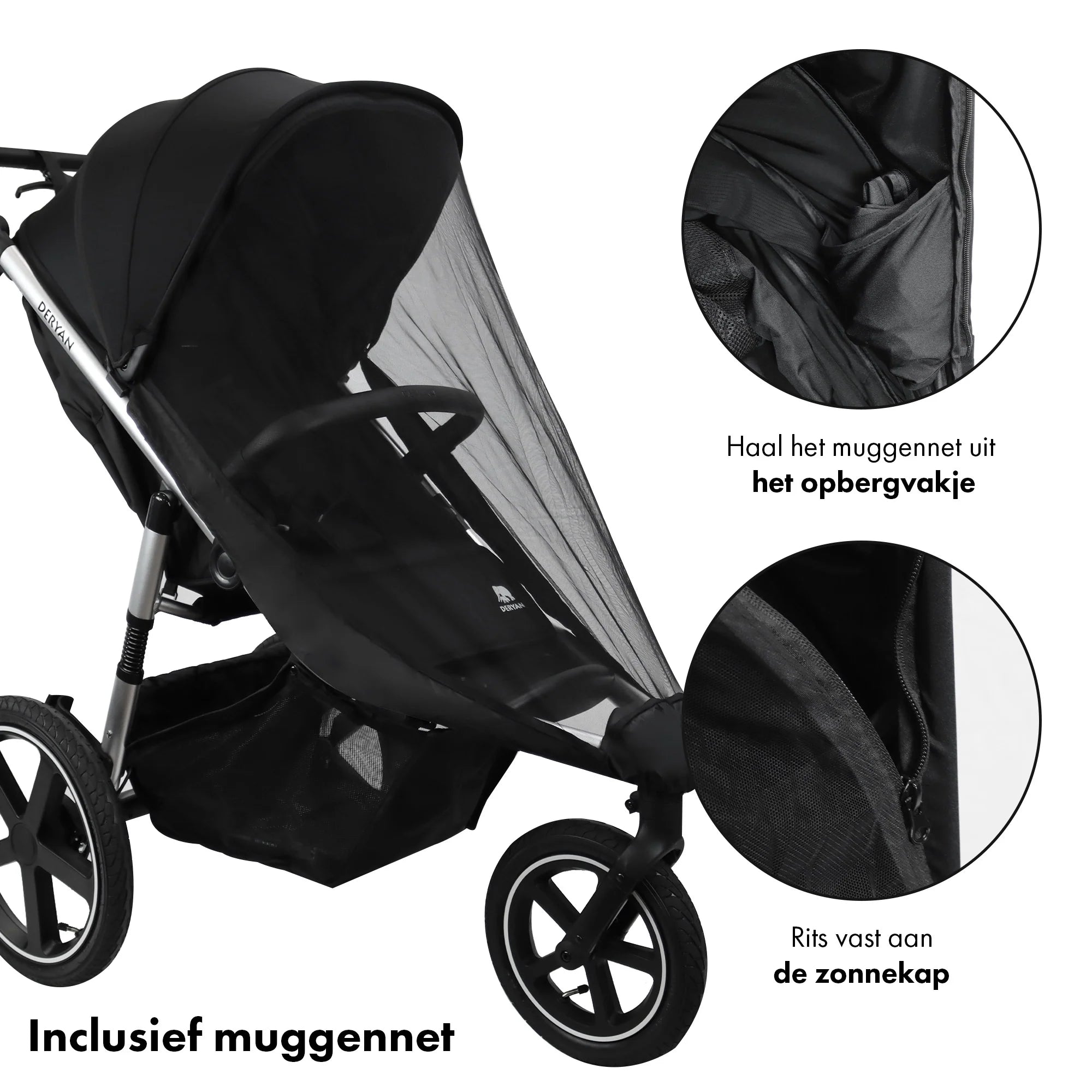 Bolt Hard Running Pram Creme