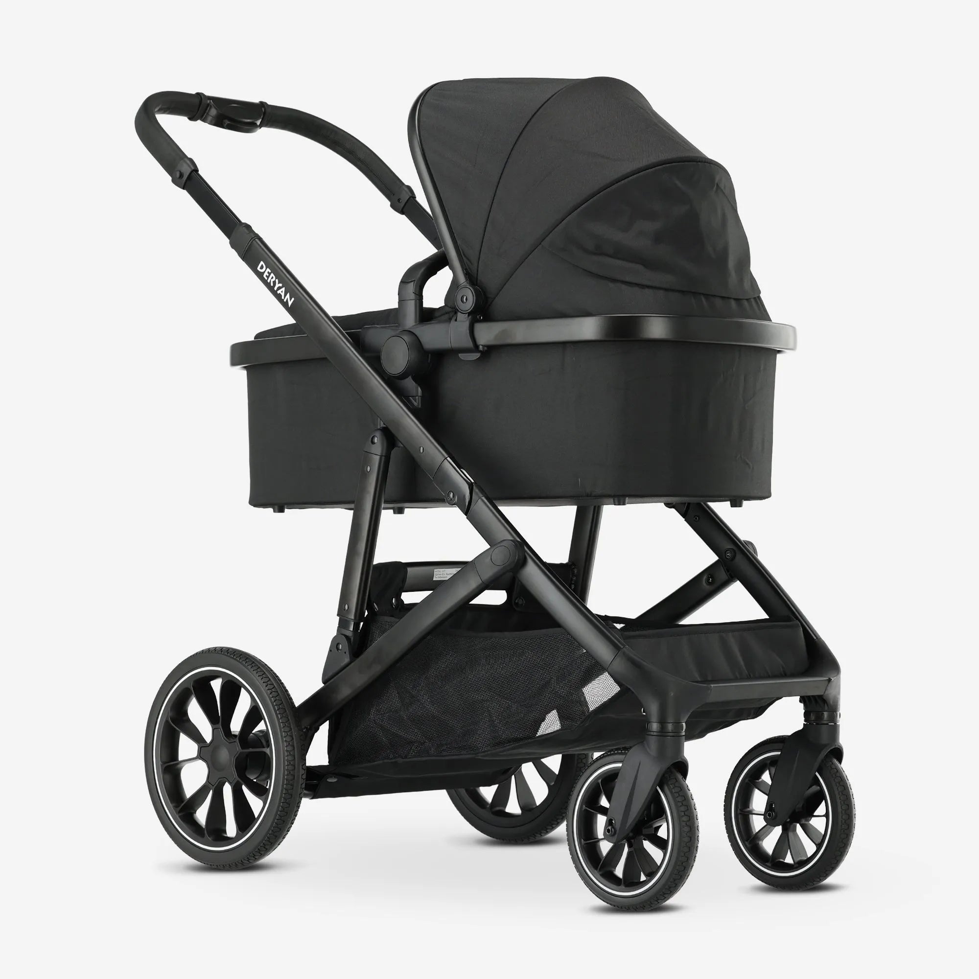 EVY V2 Duo Pram Black 2 w 1