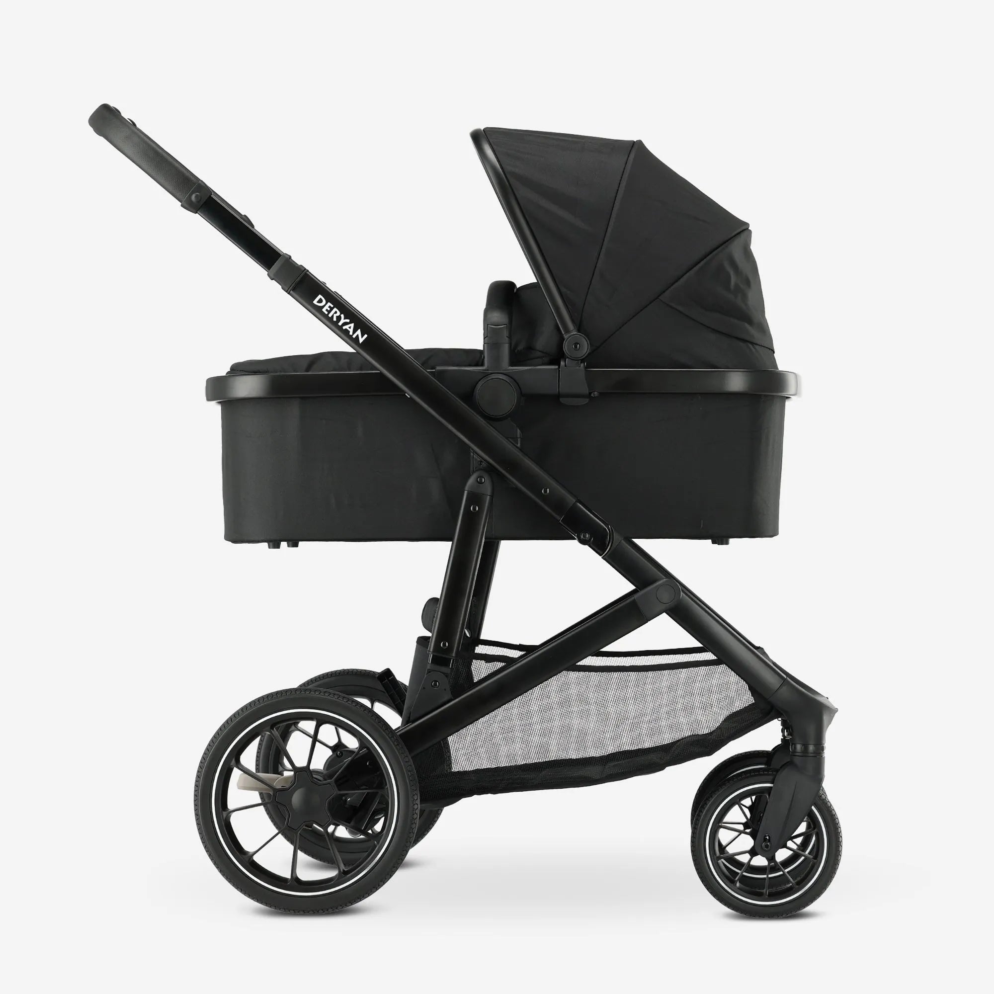 EVY V2 Duo Pram Black 2 w 1