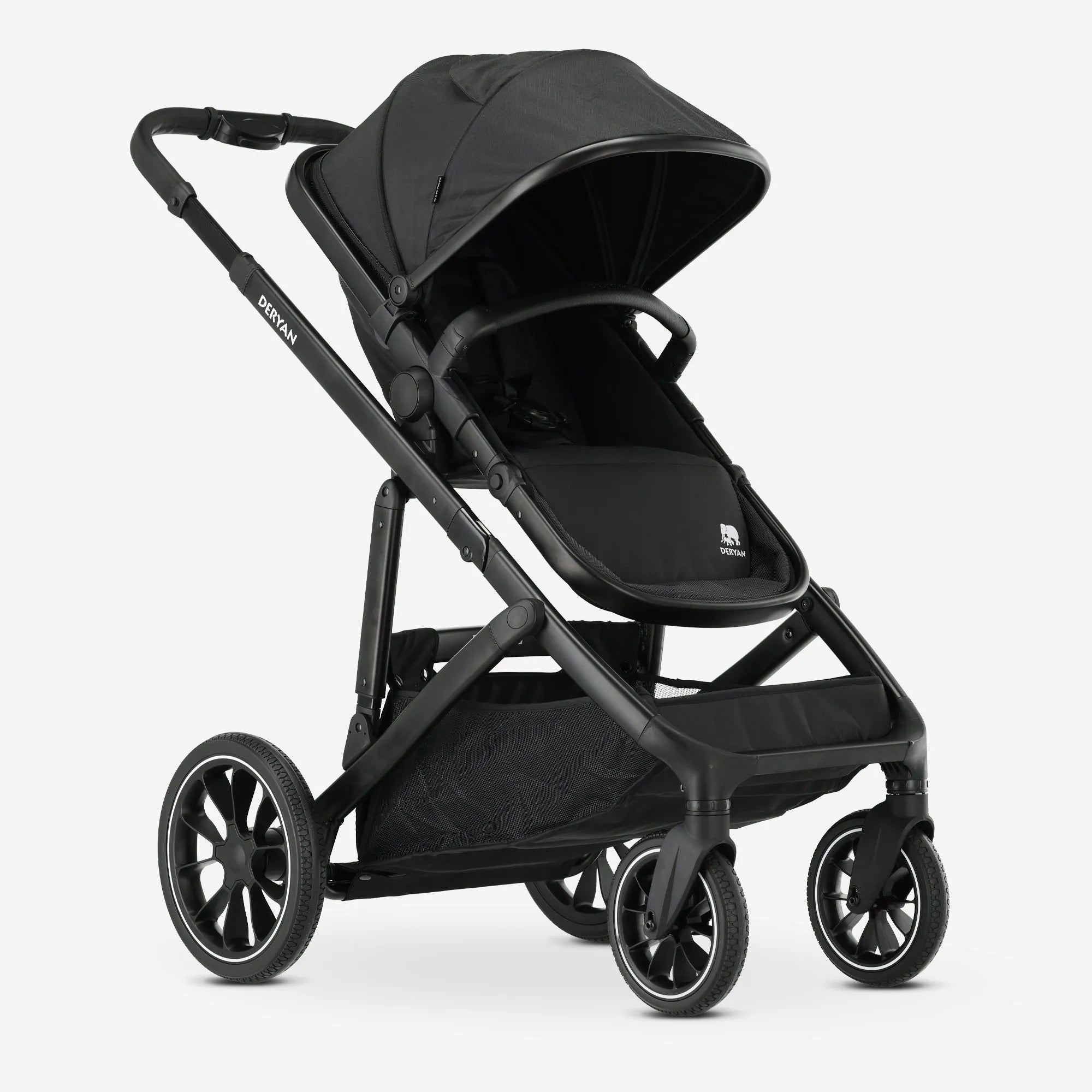 EVY V2 Duo Pram Black 2 w 1