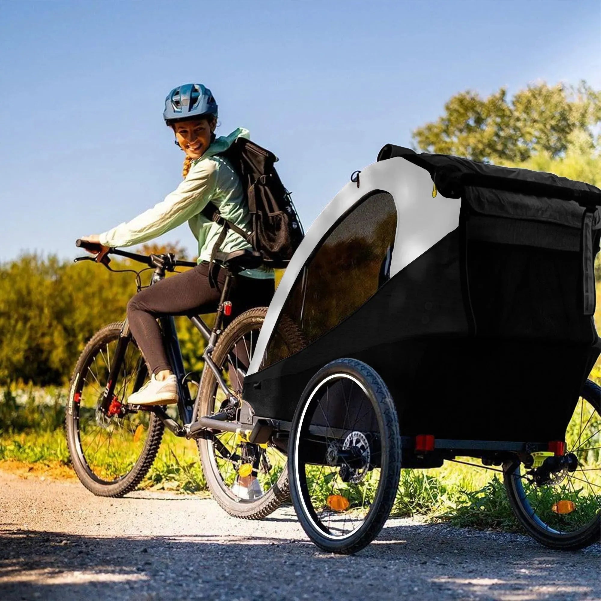 Remorque à vélo - Poussette - Poussette de jogging