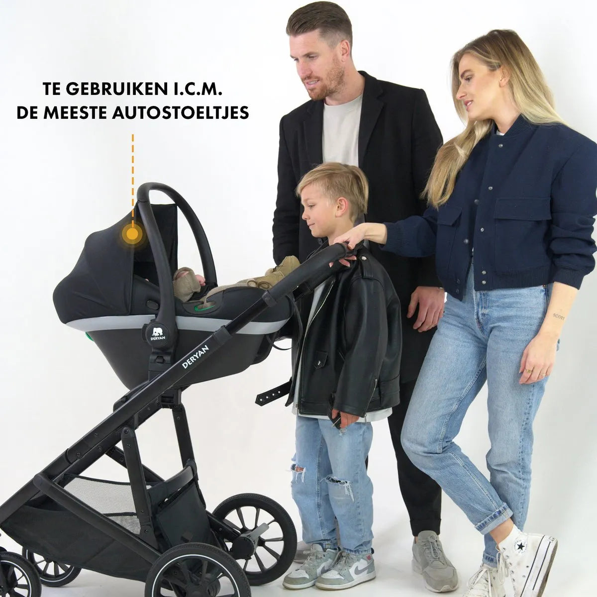 Deryan Adapter do fotelika samochodowego Evy dla Maxi Cosi /Cybex/Nuna